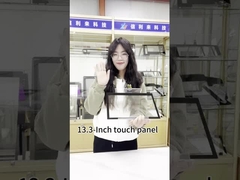 13.3インチ容量タッチスクリーンパネル,USBインターフェイスと4*R10コーナー