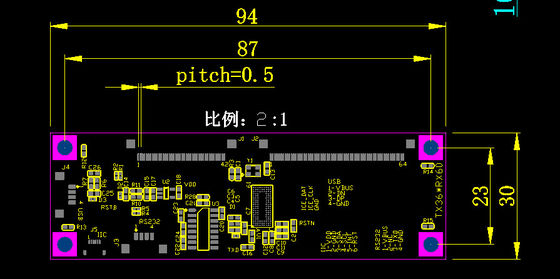 SPIタッチスクリーンコントローラ 容量付きカスタマイズされたLEDタッチパネルコントローラ