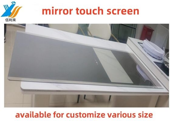 ホットセール 調整可能 マルチタッチ 容量タッチスクリーン スマートミラー 防水LEDタッチスクリーン ミラー フィットネスクラブ用