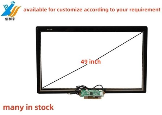 49インチ マルチタッチ 投影式USB容量型 (PCAP) GG GFF ITOタッチ画面 パネル 防水 防油 手袋 タッチペンをタッチ AR AG AF 工業教育ゲーム用のカスタマイズされたLCDディスプレイ LEDモニター